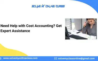 Need Help With Cost Accounting? Get Expert Assistance