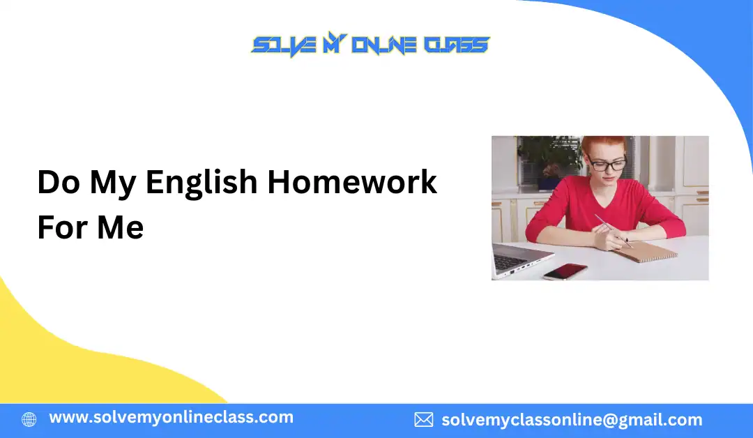 Do My English Homework For Me