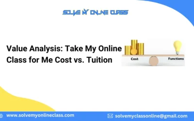 Value Analysis: Take My Online Class for Me Cost vs. Tuition