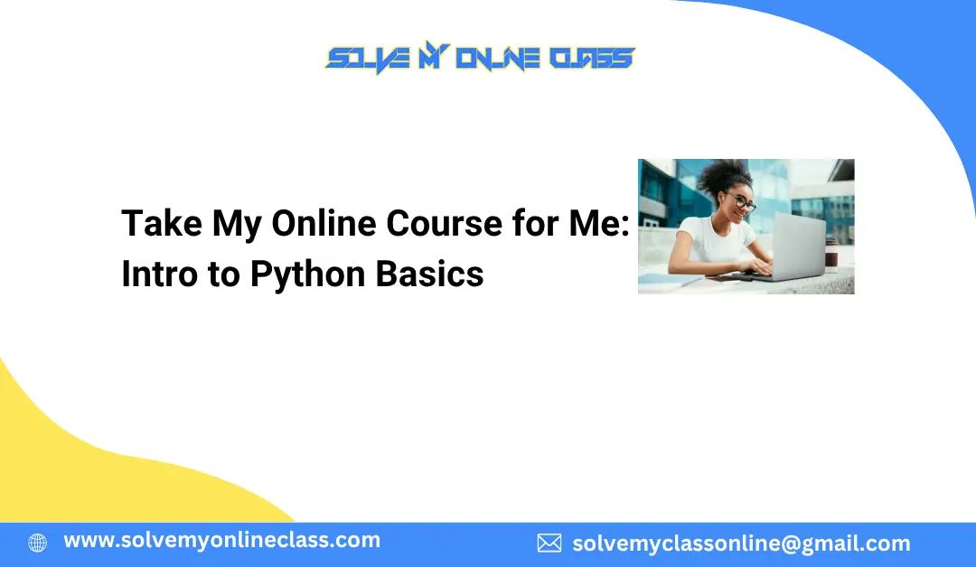 Take My Online Course for Me: Intro to Python Basics