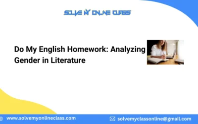 Do My English Homework: Analyzing Gender in Literature