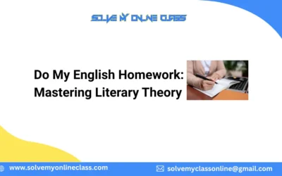Do My English Homework: Mastering Literary Theory