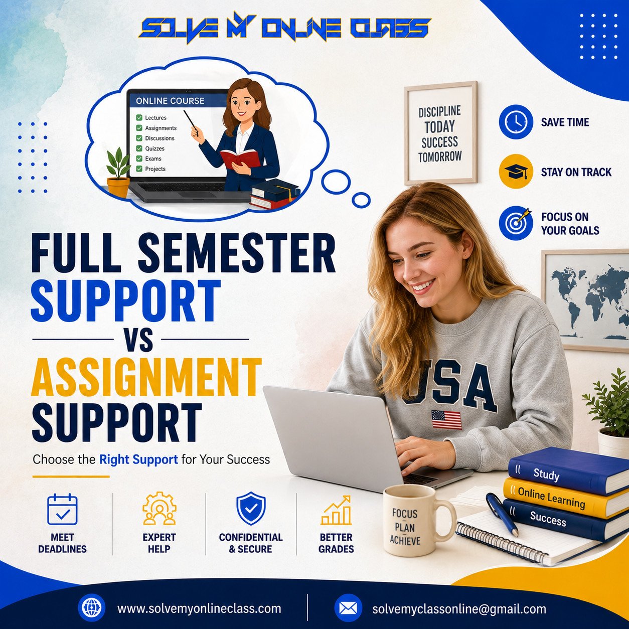 Full Semester Support vs Assignment Support